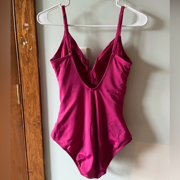 Magenta One Piece Suit - Picture 4 of 4